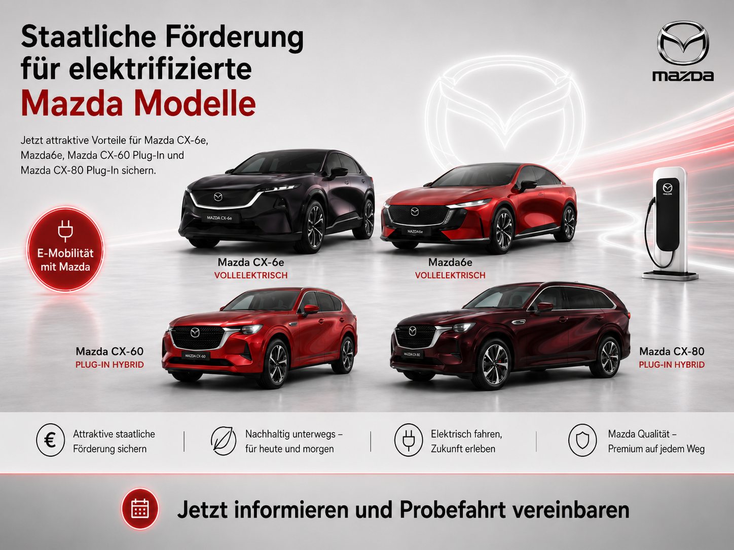 Aktion Mazda E-Auto-Förderung