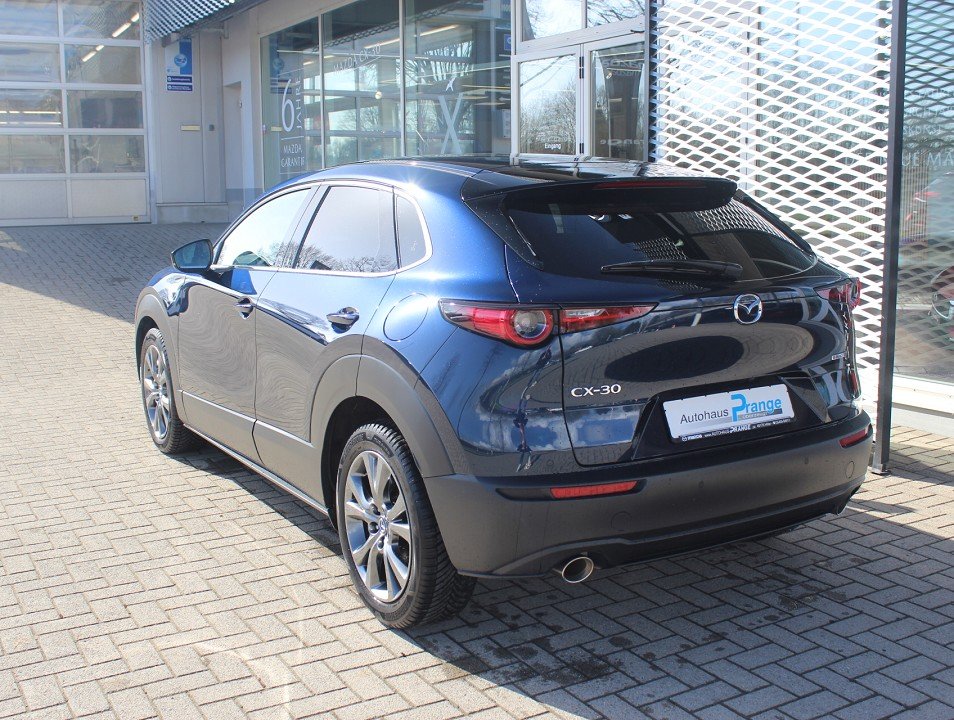 Fahrzeugabbildung Mazda CX-30 M-Hybrid X-186 AT Takumi SUNR Allwetter Leder el.Sitz 360° BOSE MATRIX