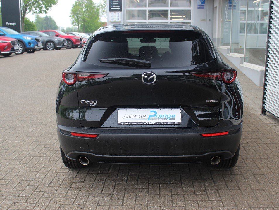 Fahrzeugabbildung Mazda CX-30 M-Hybrid X-180 AWD AT Selection LEDER DES ACT BOSE GSD *AHK* el.Sitzv. MATRIX 360° el.Heck LogIn